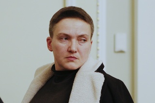 Nadija Savčenková na archívnej fotke z marca 2018