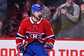 Tomáš Tatar v drese Montreal Canadiens. 