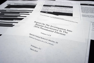 Zverejnené zredigované verzie záverečnej správy osobitného vyšetrovateľa Roberta Muellera