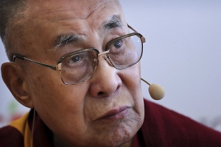 Tibetský exilový duchovný vodca dalajláma.