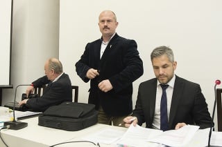 Marian Kotleba počas súdneho pojednávania. 