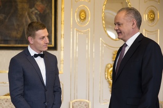 Prezident Kiska prijal Jána Volka.