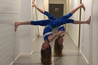 Len 13-ročné dvojičky sú v gymnastickom národnom tíme: Radosť pozerať, čo spolu dokážu