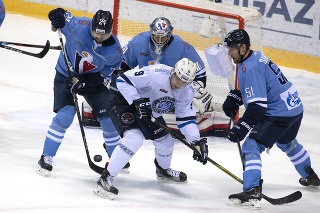 Zápas KHL ŠK Slovan Bratislava - Dinamo Minsk. 