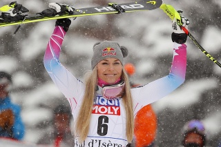 Americká lyžiarka Lindsey Vonnová.