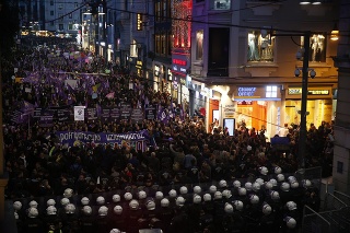 V Turecku sa pri príležitosti MDŽ demonštrovalo.