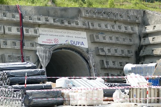 Tunel Višňové na úseku D1 Lietavská Lúčka - Višňové - Dubná skala počas kontrolného dňa 21. júna 2018