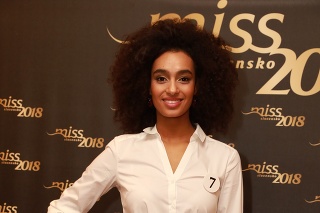 Jasmina Tatyová ako finalistka Miss Slovensko 2018