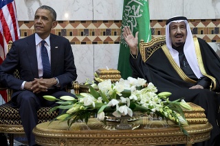 Obamu privítal nový saudskoarabský kráľ Salman bin Abdul Aziz.