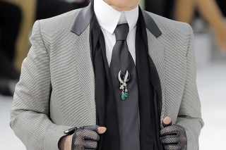 Nemecký módny návrhár Karl Lagerfeld