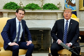 Donald Trump s rakúskym kancelárom Sebastianom Kurzom
