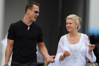 Michael a Corinna Schumacherovci v roku 2010.