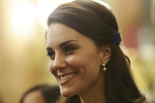 Vojvodkyňa Kate na slávnostnej recepcii.