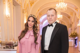 Andrea Heringhová a Boris Kollár sa na plese spolu ukázali po troch rokoch.
