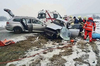 Január 2019: Tragická dopravná nehoda sa stala na tej istej ceste, kde pred tromi rokmi prišla o život Adriánina príbuzná Mirka († 46).