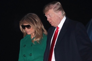 Donald Trump s manželkou Melaniou.