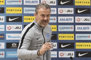 Na snímke tréner slovenskej futbalovej reprezentácie Pavel Hapal.