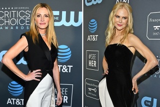 Julia Ronerta a Nicole Kidman pripomínali dvojičky.