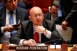 Ruský veľvyslanec pri OSN Vassily Nebenzia.