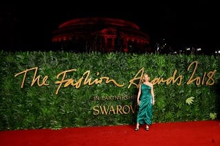Kate Moss na British Fashion Awards.