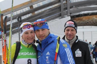 Nasťa s bratom Antonom  patria k hviezdam biatlonu.