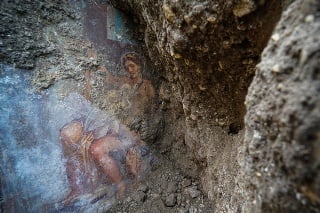Fresku objavili v rámci rekonštrukčných prác v Pompejách.