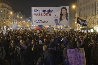 Demonštrácia sa konala na na Václavskom námestí v Prahe.