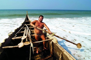2007 - V Indii sa neváhal ukázať len v plavkách.