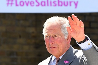 Princ Charles na návšteve v meste Salisbury.
