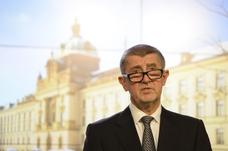 Andrej Babiš na tlačovke po rokovaní vlády o programovom vyhlásení.