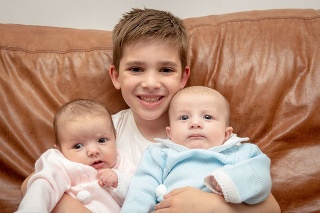 Hugo so svojimi súrodencami - Montym a Coco.