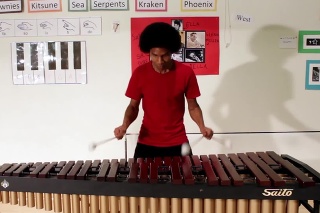 Prirodzený talent: Učiteľ hudobnej výchovy zahral znelku Super Maria na marimbe