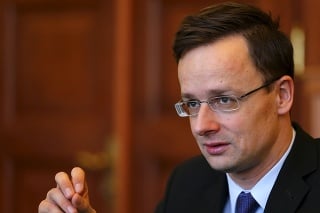 Maďarský minister zahraničných vecí Péter Szijjártó.
