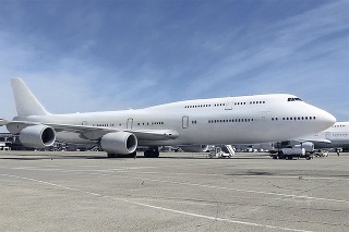 Katarský kráľovský Boeing 747.