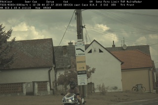 Opitý Patrik (45) na Záhorí na motorke v meste prekročil rýchlosť o 30 km/hod.