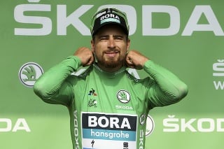 Peter Sagan získal na Tour de France už šiesty zelený dres.