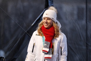 Na snímke dvojnásobná česká olympijská víťazka, snowboardistka a zjazdárka Ester Ledecká.