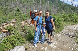 Museli meniť plány: Češka Veronika (35) s rodinkou pre povodne musela oželieť niekoľko dní horskej turistiky.