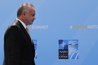 Prezident SR Andrej Kiska prišiel na dvojdňový summit NATO v Bruseli.
