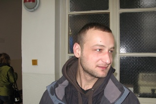 Lukáš R. (26) obžalovaný z vraždy strážnika Ľubomíra C. ( 62).  
