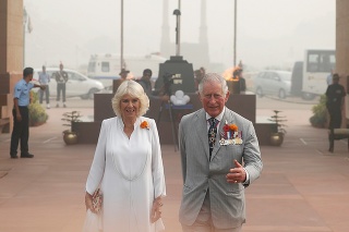 Romantický princ Charles a jeho manželky Camilla na návšteve v Naí Dillí. 