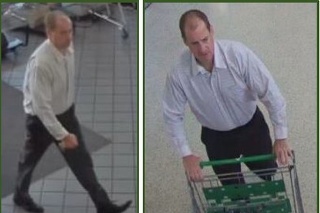 Polícia zverejnila fotografiu Chrisa, ako kráča po supermarkete.