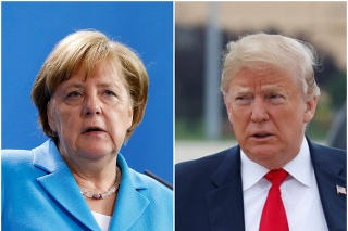 Angela Merkelová reagovala na Trumpove slová.