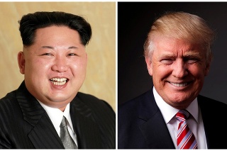 Vládca Severnej Kórey Kim Čong-un a kandidát na amerického prezidenta Donald Trump. 