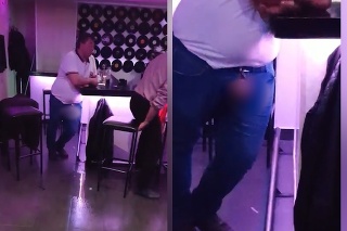 Totálne nechutné video: Muž TO urobil priamo pri bare!
