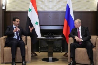 Vladimir Putin so sýrskym prezidentom Bašárom Asadom