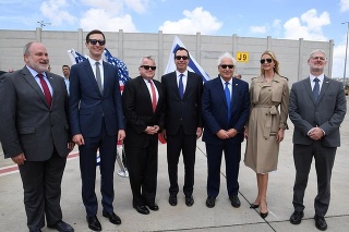 Delegácia Donalda Trumpa prišla do Izraelu.