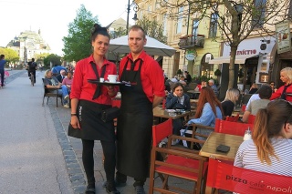 Lenka (31) a Martin (28), Pizza Cafe Napoli
