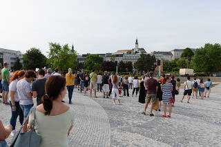 Protest Za slušné Slovensko v Nitre