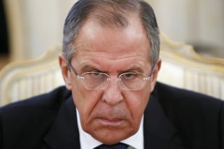 Ruský minister zahraničných vecí Lavrov.